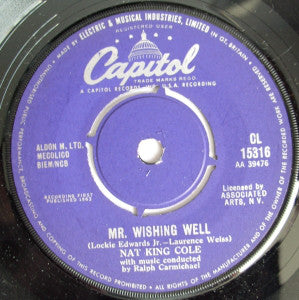 Nat King Cole : That Sunday, That Summer / Mr. Wishing Well (7")