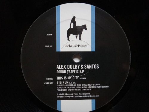 Alex Dolby & Santos : Sound Traffic E.P. (12", EP)