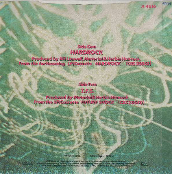 Herbie Hancock : Hardrock (7", Single)