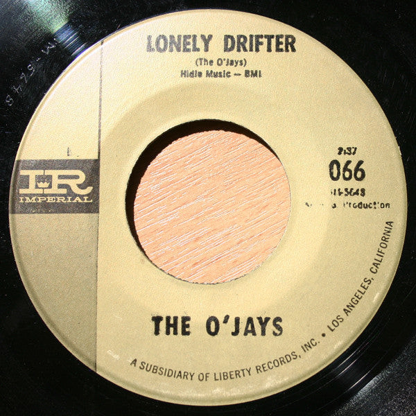 The O'Jays : Lonely Drifter / Stand In For Love (7")