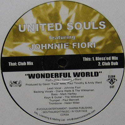 United Souls : Wonderful World (12")