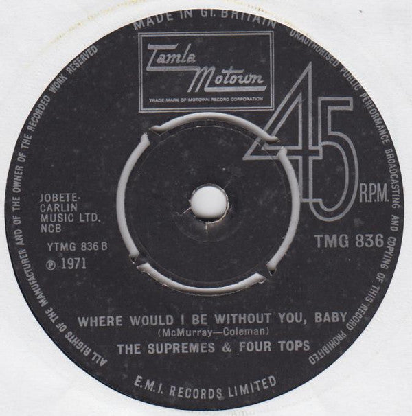 The Supremes & Four Tops : Reach Out And Touch (Somebody's Hand) (7", Single)