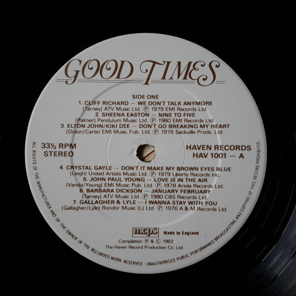 Various : Good Times (LP, Comp)