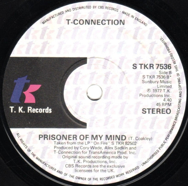 T-Connection : Saturday Night (7", Single)