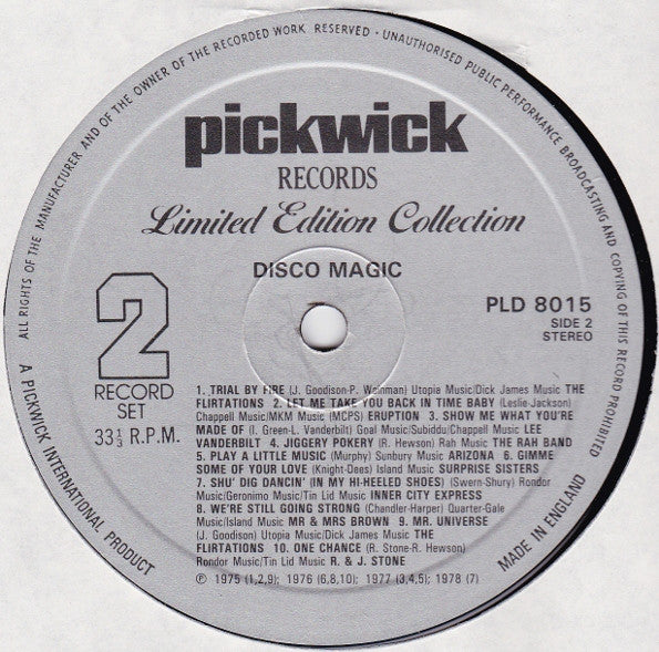 Various : Disco Magic (2xLP, Comp, Ltd)