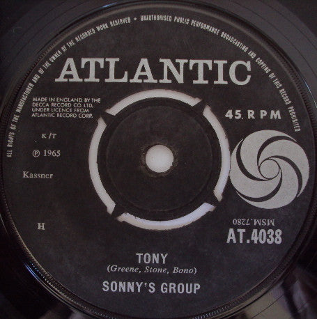 Sonny Bono / Sonny's Group : Laugh At Me / Tony (7")