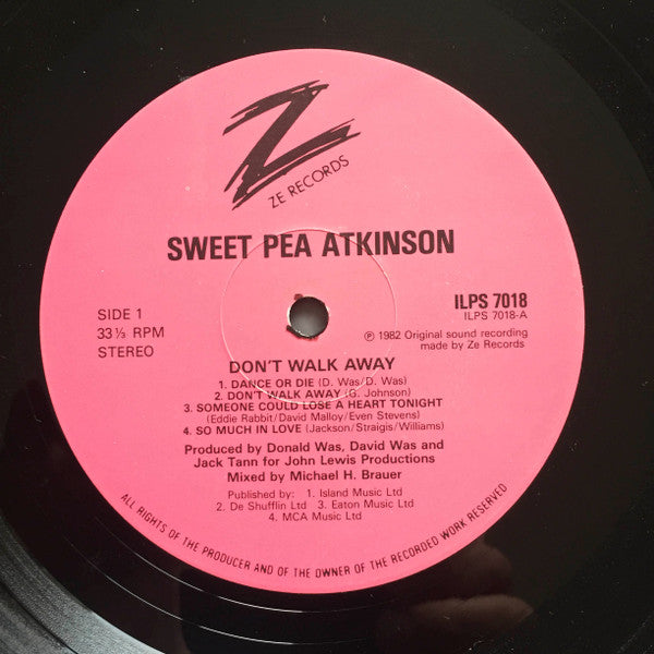 Sweet Pea Atkinson : Don't Walk Away (LP, Album)