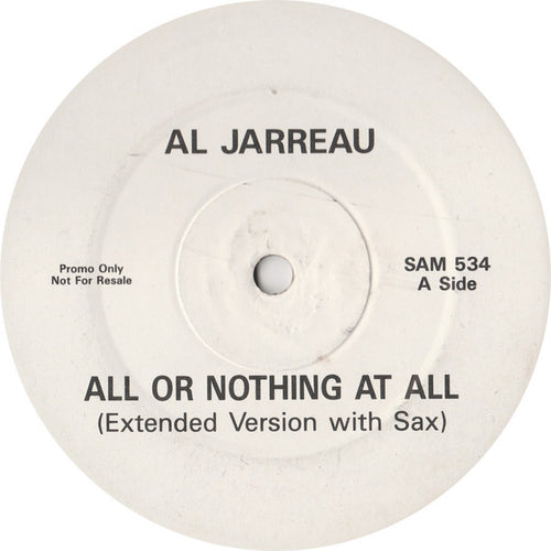 Al Jarreau : All Or Nothing At All (12", Promo)