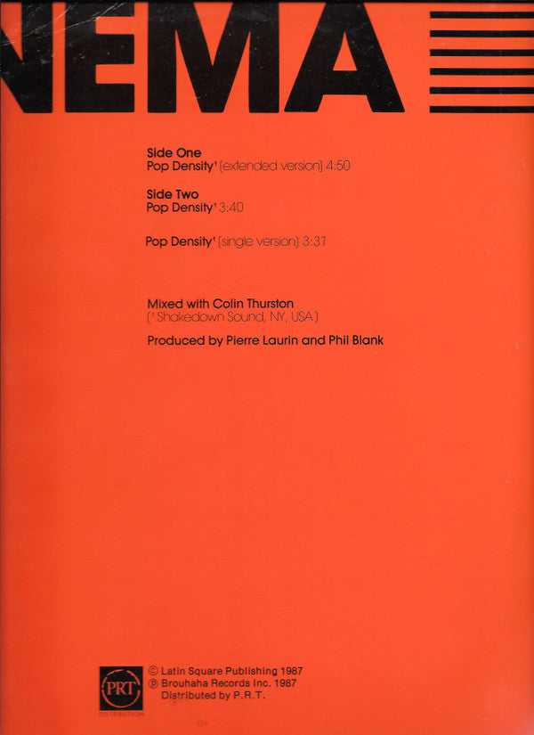 Live Cinema : Pop Density (12")
