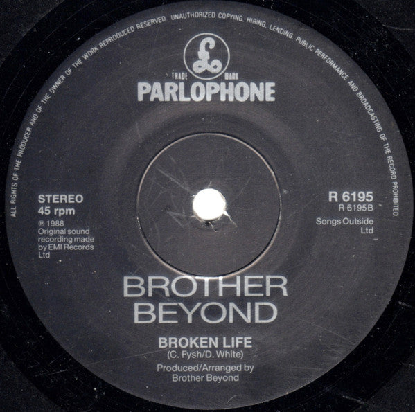 Brother Beyond : Be My Twin (New Mix) (7", Single, Son)
