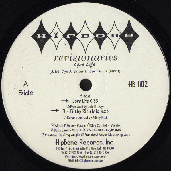 Revisionaries : Love Life (12", Promo)