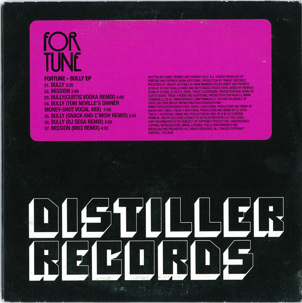 Fortune (3) : Bully EP (CD, EP, Promo)