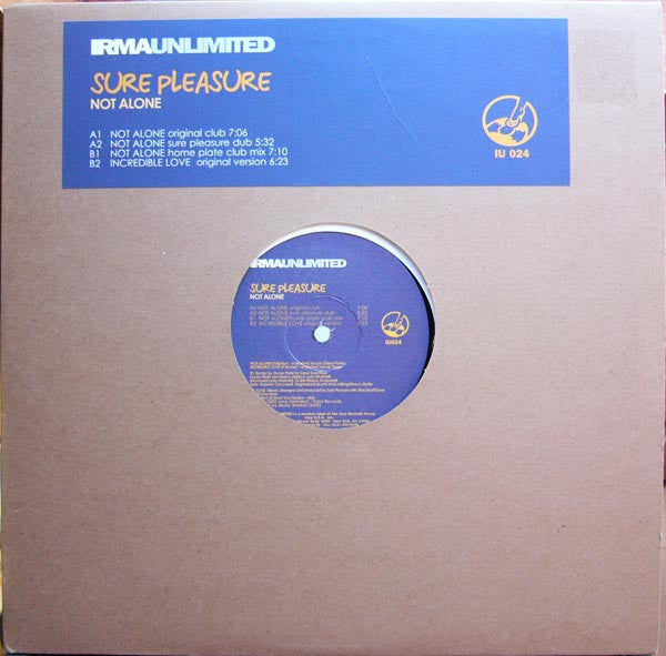 Sure Pleasure : Not Alone (12")