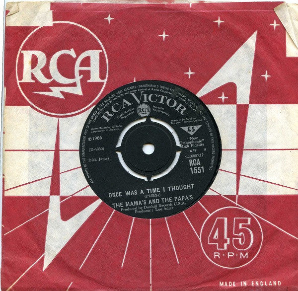The Mamas & The Papas : Look Through My Window (7", Single)