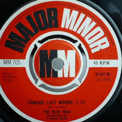 The Blue Maxi : Here Comes Summer (7")