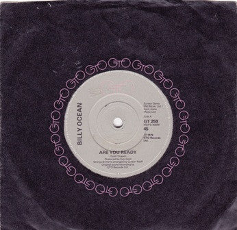 Billy Ocean : Are You Ready (7", Single)