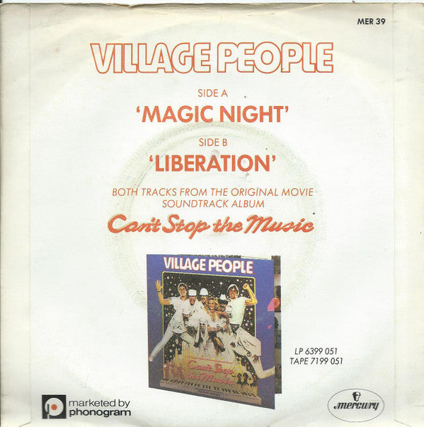 Village People : Magic Night / Liberation (7")
