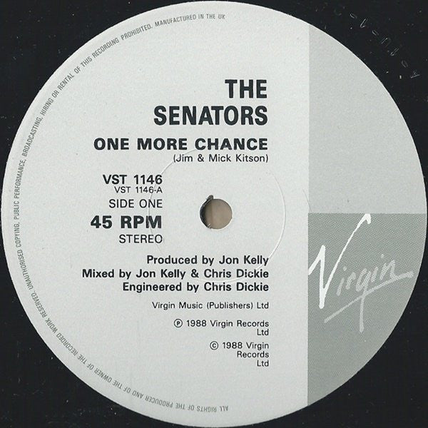 The Senators : One More Chance (12", Single)