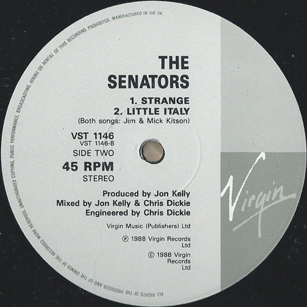 The Senators : One More Chance (12", Single)
