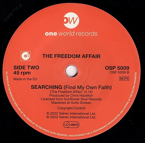 The Freedom Affair : Give A Little Love (7", Single)