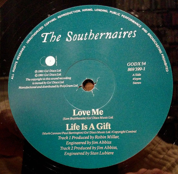 The Southernaires : Love Me (12")