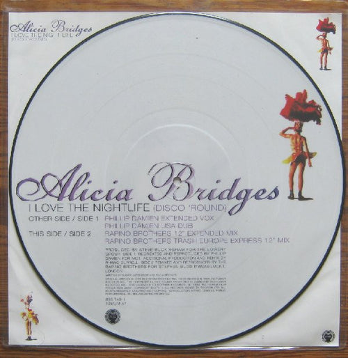 Alicia Bridges : I Love The Nightlife (Disco 'Round) (12", Pic)