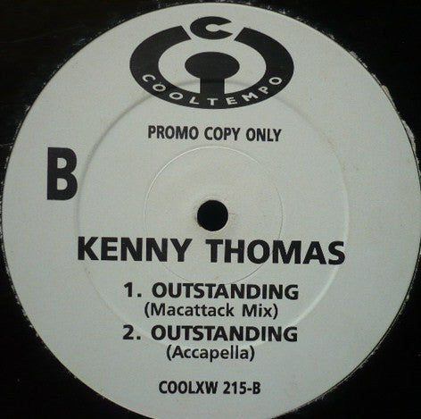 Kenny Thomas : Outstanding (12", Promo)