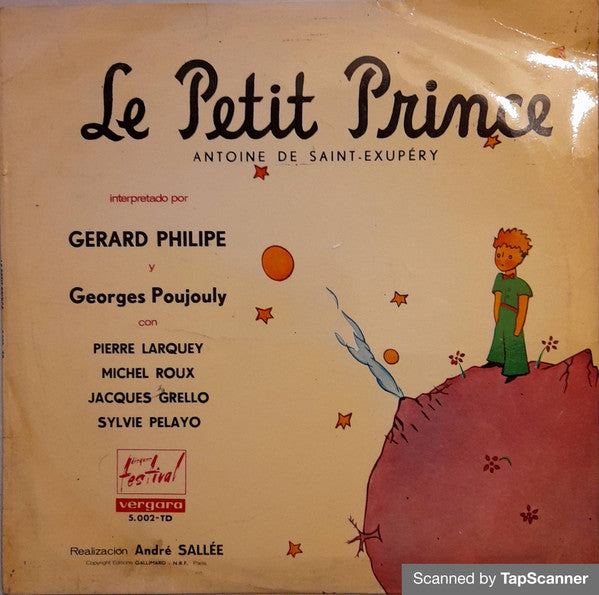 Antoine De Saint-Exupéry : Le Petit Prince (10")