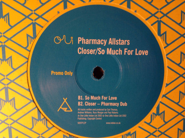 Pharmacy Allstars : Closer (12", Promo)