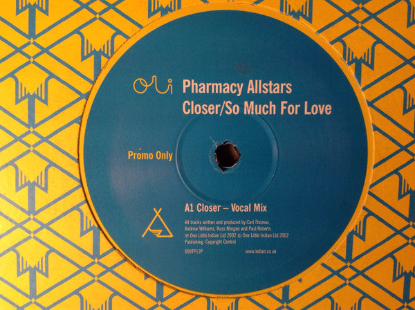 Pharmacy Allstars : Closer (12", Promo)