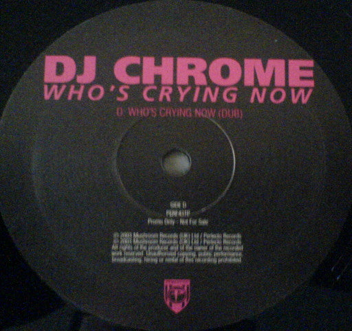 DJ Chrome : Who's Crying Now (2x12", Promo)