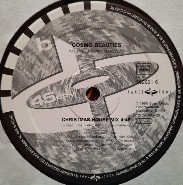 Cosmo Beauties : Wish You Merry Christmas (12")