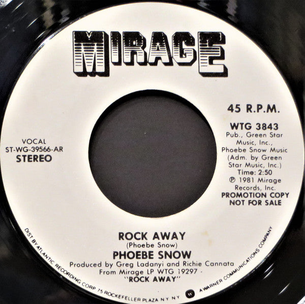 Phoebe Snow : Baby Please (7", Promo, AR )
