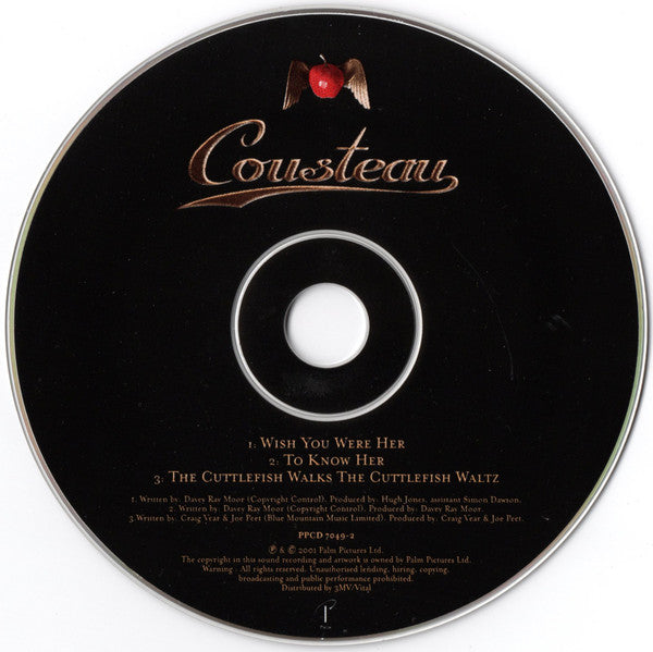 Cousteau (2) : Wish You Were Her (CD, Single)