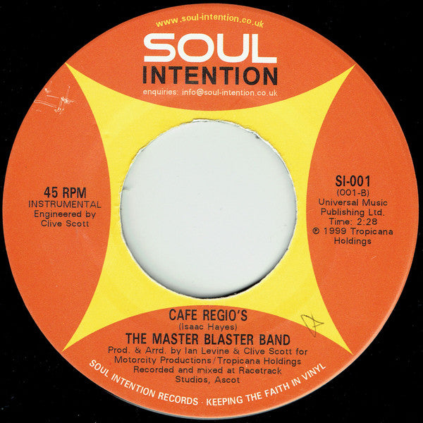 Gary The Master Blaster : Cafe Regio's (7")
