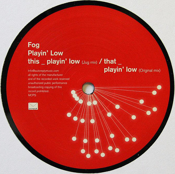 Fog (3) : Playin' Low (12")