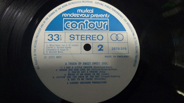 Unknown Artist : A Touch Of Sweet Sweet Soul (LP)