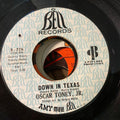Oscar Toney Jr. : Down In Texas / Ain't That True Love (7", Single)