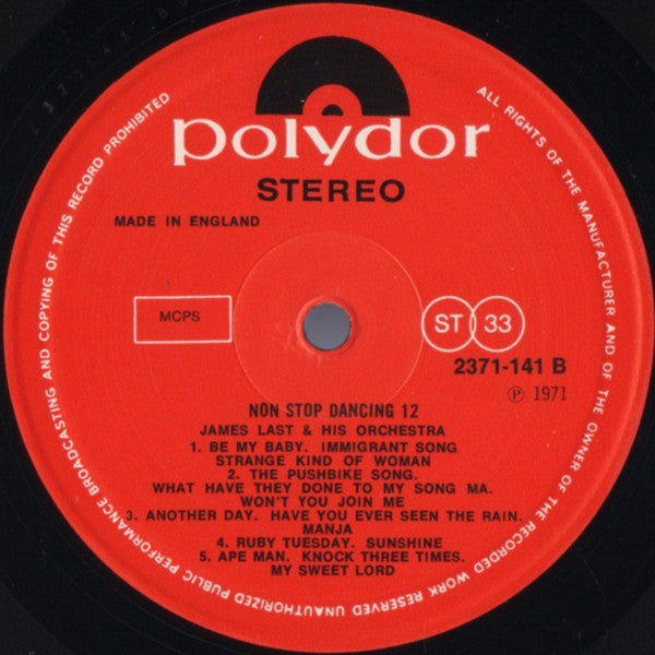 James Last : Non Stop Dancing 12 (LP)