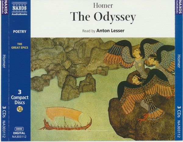 Anton Lesser : Homer: The Odyssey (3xCD, Album)