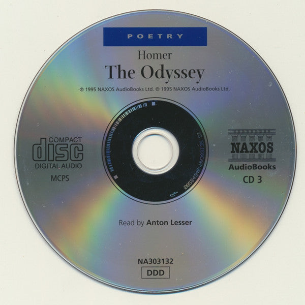 Anton Lesser : Homer: The Odyssey (3xCD, Album)
