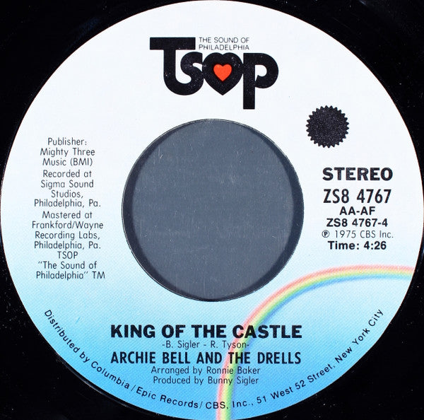 Archie Bell & The Drells : I Could Dance All Night (7", Styrene)