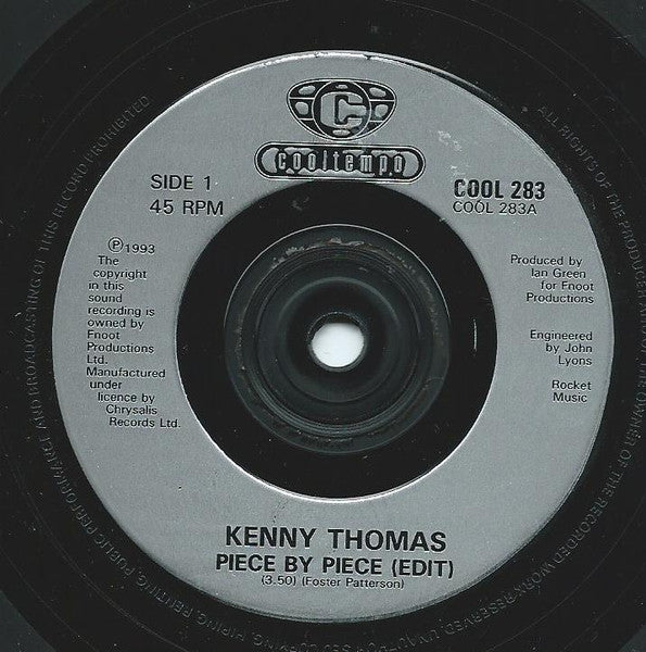Kenny Thomas : Piece By Piece (7", EP)