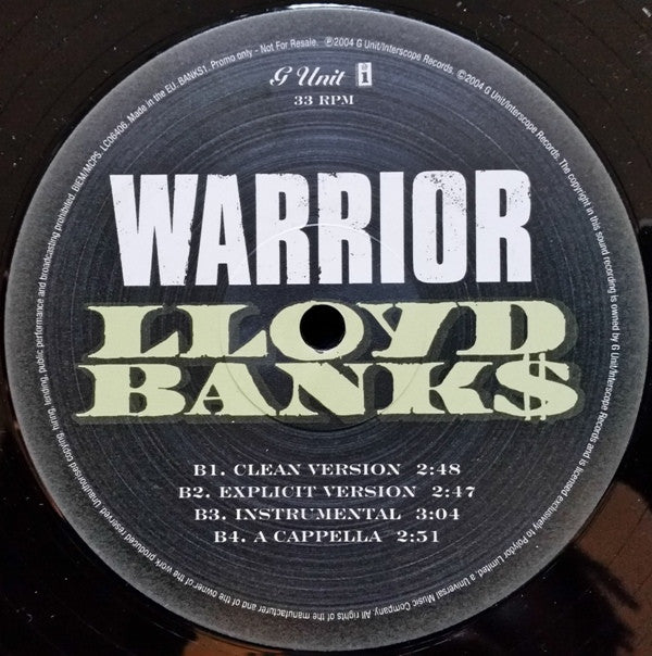 Lloyd Banks : On Fire  (12", Promo)