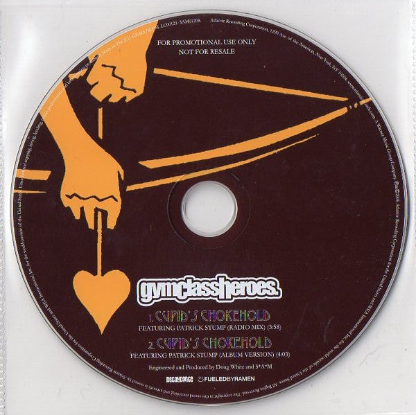 Gym Class Heroes : Cupid's Chokehold (CD, Single, Promo)