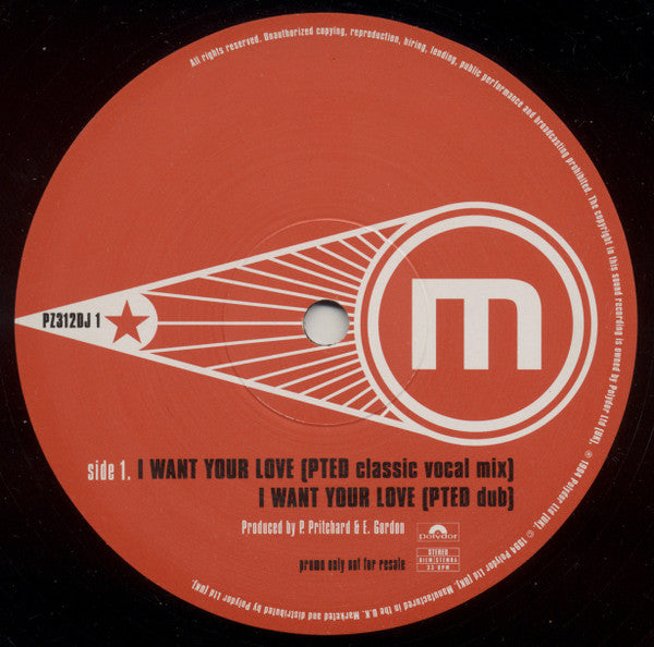 Milan (4) : I Want Your Love / Lead Me On (12", Promo)