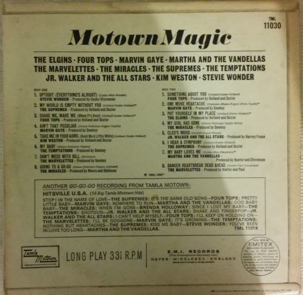 Various : Motown Magic (LP, Comp, Mono)