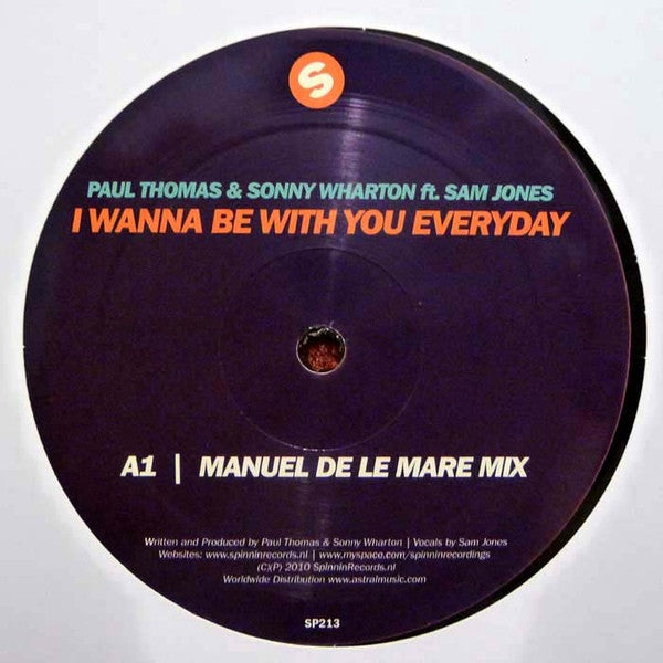 Paul Thomas & Sonny Wharton ft. Sam Jones (7) / Karim Haas ft. Claudia Kennaugh : I Wanna Be With You Every Day / Read My Mind (12")
