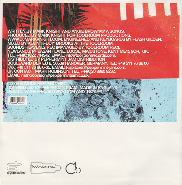 Mark Knight Feat Angie Brown : Burning Up (12")