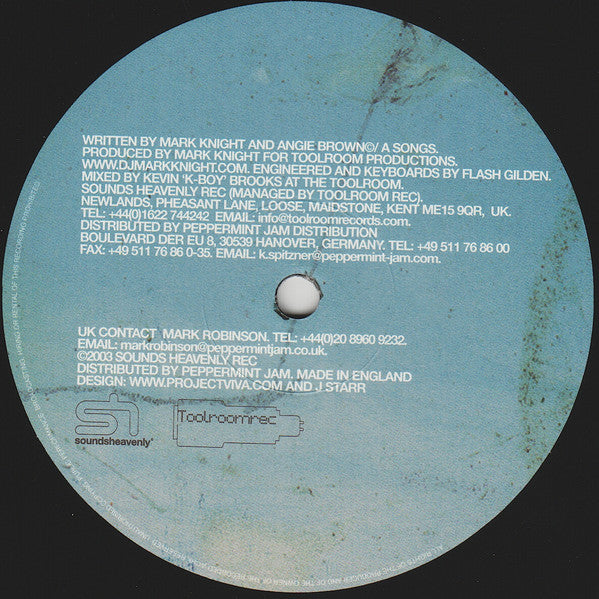 Mark Knight Feat Angie Brown : Burning Up (12")